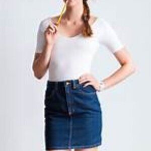 Zara Blue Mini Skirt